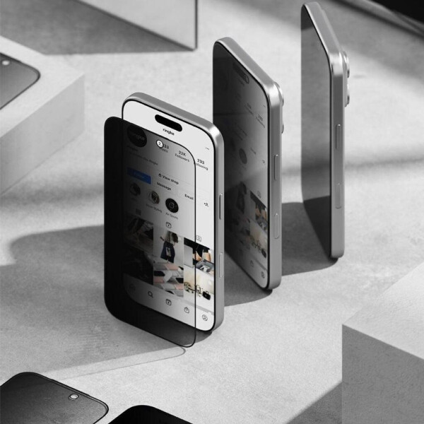 Ringke Sichtschutzglas mit Applikator für iPhone 17 Easy Slide Privacy 2 Stück, Bild 5