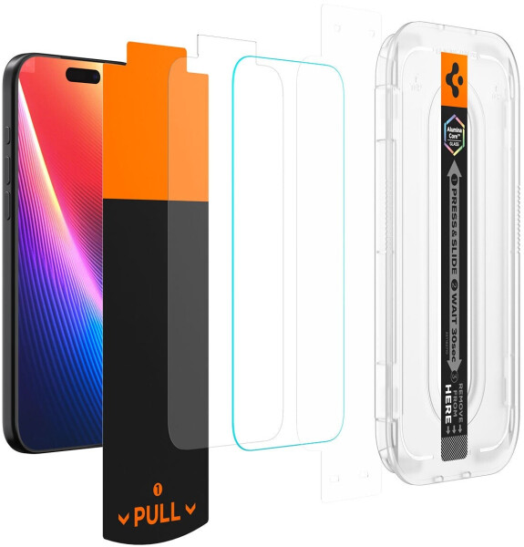 Spigen Glas + Applikator für iPhone 17 Pro / 17 / 16 Pro Glas.tR EZ Fit Pro 1-Pack (AC), Bild 12