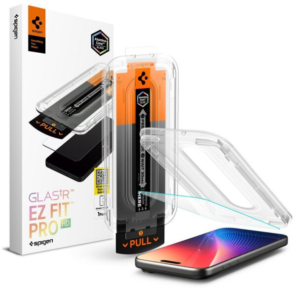 Spigen Glas + Applikator für iPhone 17 Pro Max / 16 Pro Max Glas.tR EZ Fit Pro 1-Pack (AC), Bild 2