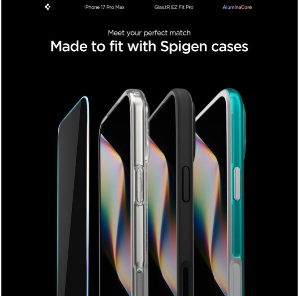 Spigen Glas + Applikator für iPhone 17 Pro Max / 16 Pro Max Glas.tR EZ Fit Pro 1-Pack (AC), Bild 13