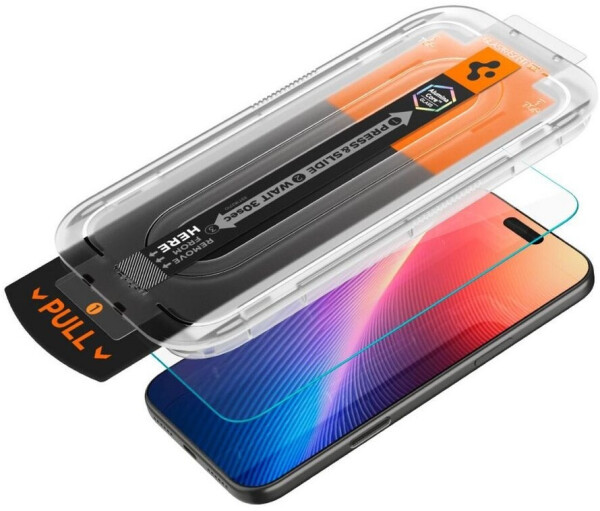 Spigen Glas + Applikator für iPhone 17 Pro Max / 16 Pro Max Glas.tR EZ Fit Pro 1-Pack (AC), Bild 3
