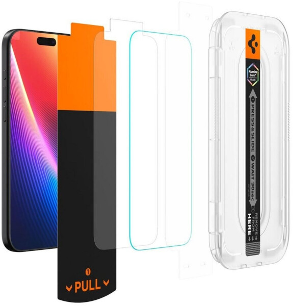 Spigen Glas + Applikator für iPhone 17 Pro Max / 16 Pro Max Glas.tR EZ Fit Pro 1-Pack (AC), Bild 6