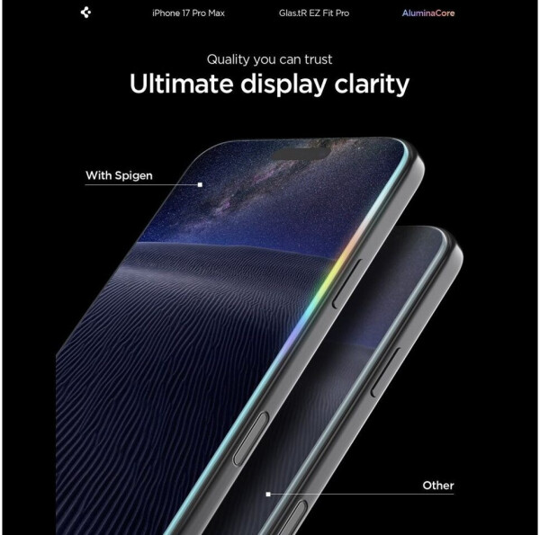 Spigen Glas + Applikator für iPhone 17 Pro Max / 16 Pro Max Glas.tR EZ Fit Pro 1-Pack (AC), Bild 10