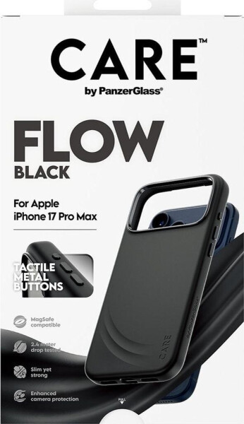 PanzerGlass CARE Hülle Apple iPhone 17 Pro Max Flow MagSafe Schwarz, Bild 5