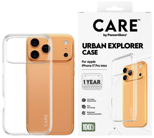 PanzerGlass CARE Hülle Apple iPhone 17 Pro Max Urban klar, Bild 2