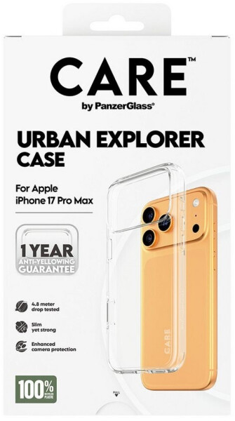 PanzerGlass CARE Hülle Apple iPhone 17 Pro Max Urban klar, Bild 3