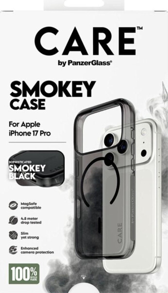 PanzerGlass CARE Hülle Apple iPhone 17 Pro Smokey Rauch/Schwarz MagSafe, Bild 5