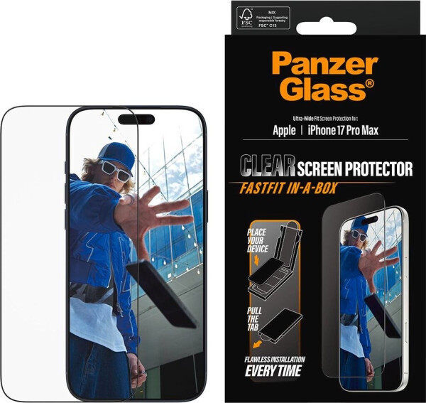 PanzerGlass Apple iPhone 17 Pro Max mit staubfreier Anwendungsbox, Bild 4