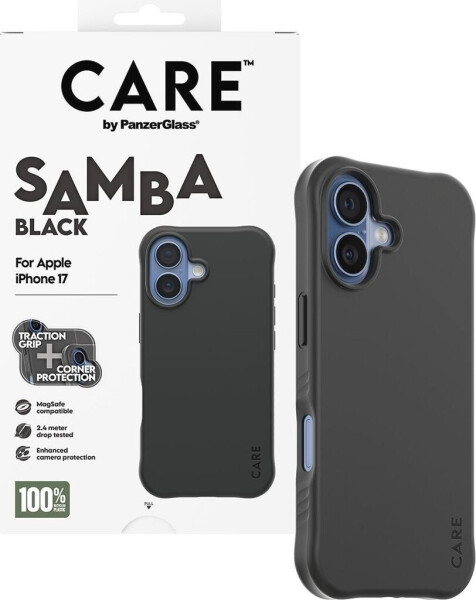 PanzerGlass CARE Hülle Apple iPhone 17 MagSafe Samba Schwarz, Bild 2