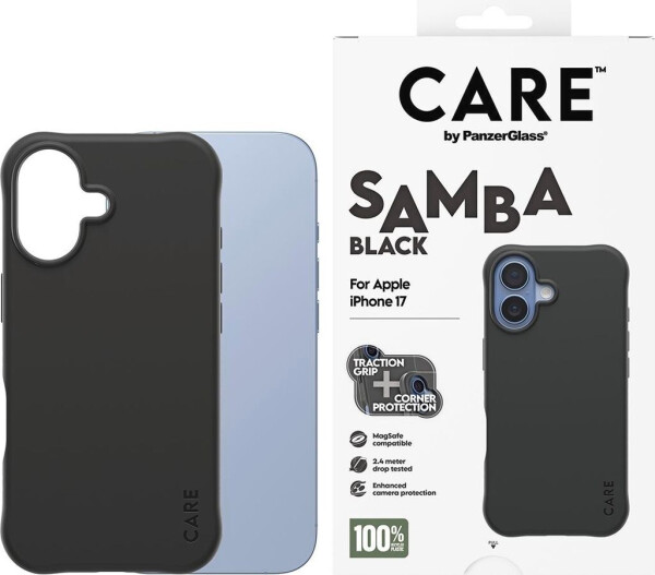 PanzerGlass CARE Hülle Apple iPhone 17 MagSafe Samba Schwarz, Bild 4