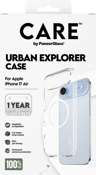 PanzerGlass CARE Hülle Apple iPhone Air Urban klar/weiß MagSafe, Bild 3