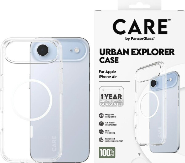 PanzerGlass CARE Hülle Apple iPhone Air Urban klar/weiß MagSafe, Bild 4