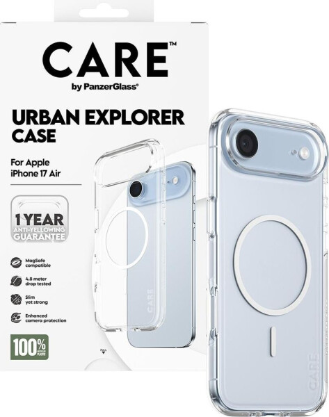 PanzerGlass CARE Hülle Apple iPhone Air Urban klar/weiß MagSafe, Bild 8