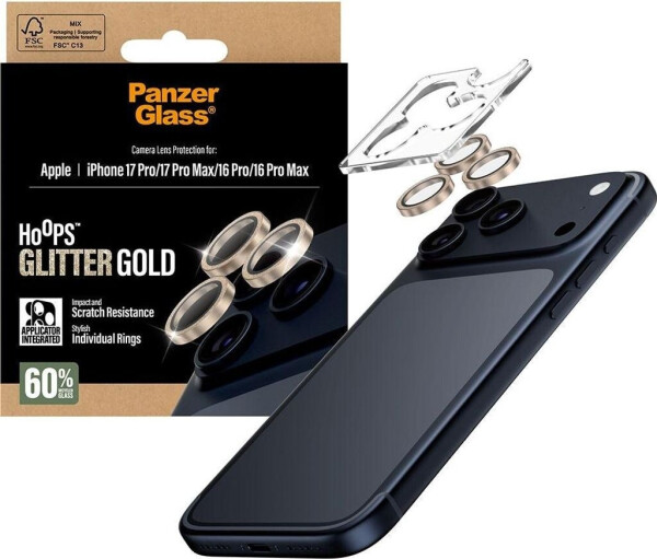 PanzerGlass Hoops Apple iPhone 17 Pro/16 Pro/15 Pro/17 Pro Max/16 Pro Max/15 Pro Max gold, Bild 5