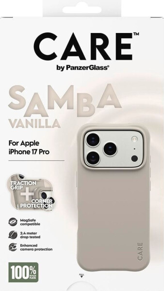 PanzerGlass CARE Hülle Apple iPhone 17 Pro MagSafe Samba Vanilla, Bild 3