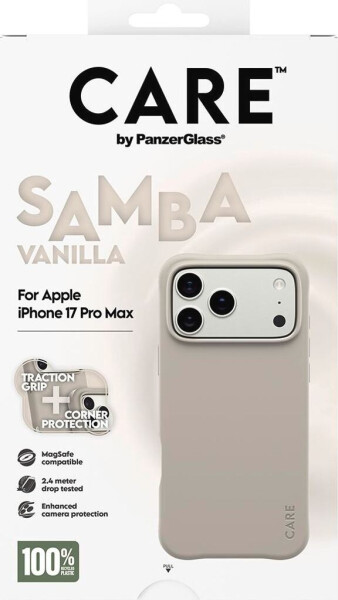 PanzerGlass CARE Hülle Apple iPhone 17 Pro Max MagSafe Samba Vanilla, Bild 3