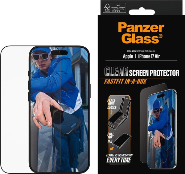 PanzerGlass Apple iPhone Air mit staubfreier Anwendungsbox, Bild 3