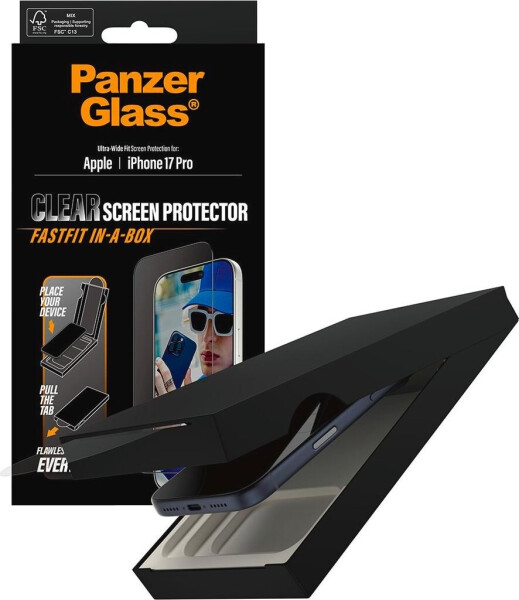 PanzerGlass Apple iPhone 17 Pro mit staubfreier Anwendungsbox, Bild 3
