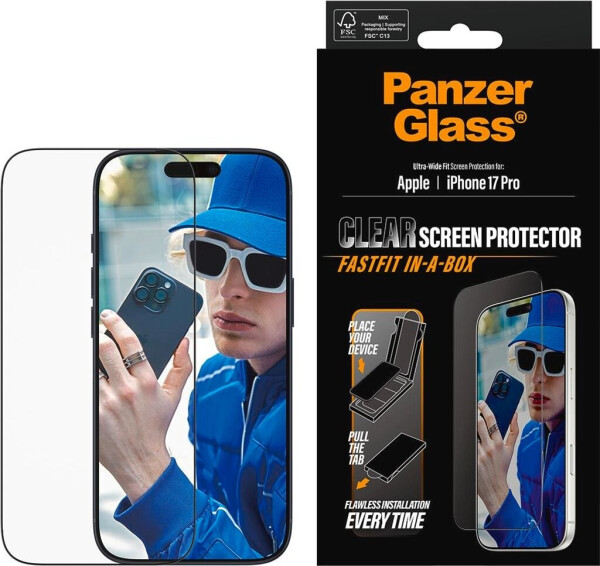 PanzerGlass Apple iPhone 17 Pro mit staubfreier Anwendungsbox, Bild 4