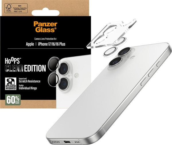 PanzerGlass Hoops Apple iPhone 17/16/16 Plus klar, Bild 7