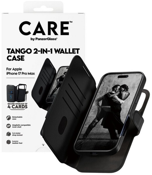 PanzerGlass CARE Case Apple iPhone 17 Pro Max MagSafe Tango 2in1 Wallet, Bild 5