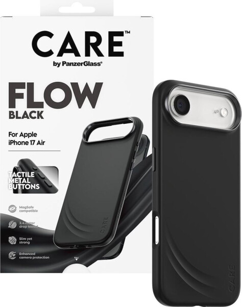 PanzerGlass CARE Hülle Apple iPhone Air Flow MagSafe schwartz, Bild 4