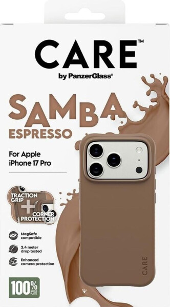 PanzerGlass CARE Hülle Apple iPhone 17 Pro MagSafe Samba Espresso, Bild 5