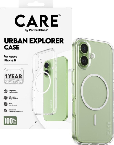 PanzerGlass CARE Hülle Apple iPhone 17 Urban klar/weiß MagSafe, Bild 4