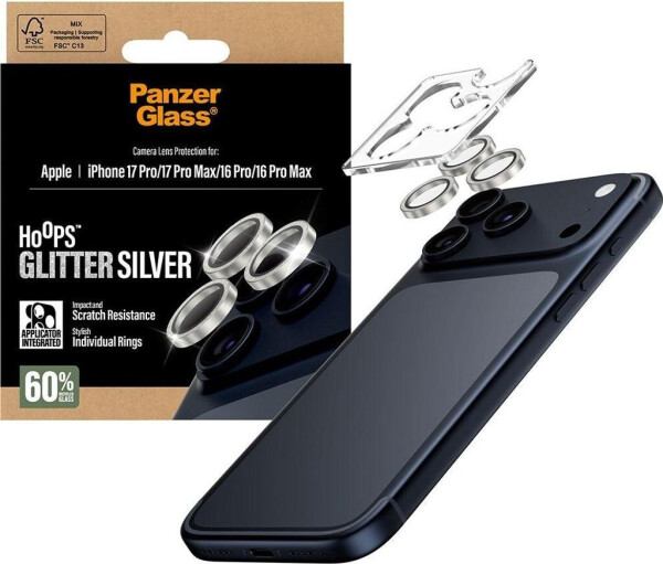 PanzerGlass Hoops Apple iPhone 17 Pro/16 Pro/15 Pro/17 Pro Max/16 Pro Max/15 Pro Max silber, Bild 5