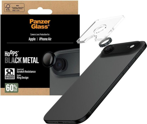 PanzerGlass Hoops Apple iPhone Air schwarz, Bild 4