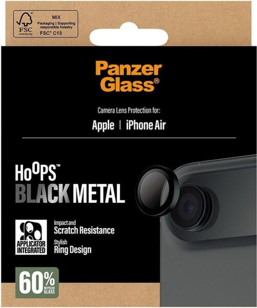 PanzerGlass Hoops Apple iPhone Air schwarz, Bild 5