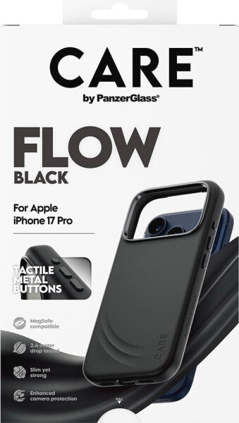 PanzerGlass CARE Hülle Apple iPhone 17 Pro Flow MagSafe Schwarz, Bild 4