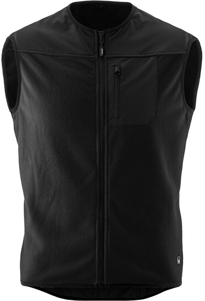 Gonso Adventure Fleece Weste schwarz