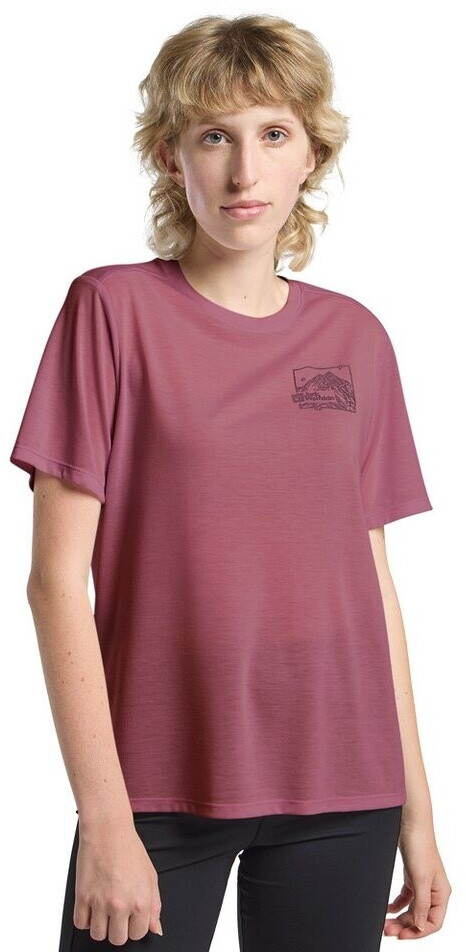 Jack Wolfskin Vonnan Graphic T ridgeleaf raisin T-Shirt