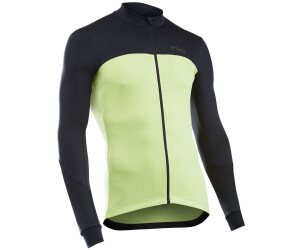 Northwave Force Jersey LS Full Zip cool matcha schwarz