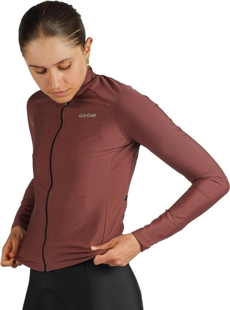 GripGrab PACR Thermal Long Sleeve Jersey dunkelrot
