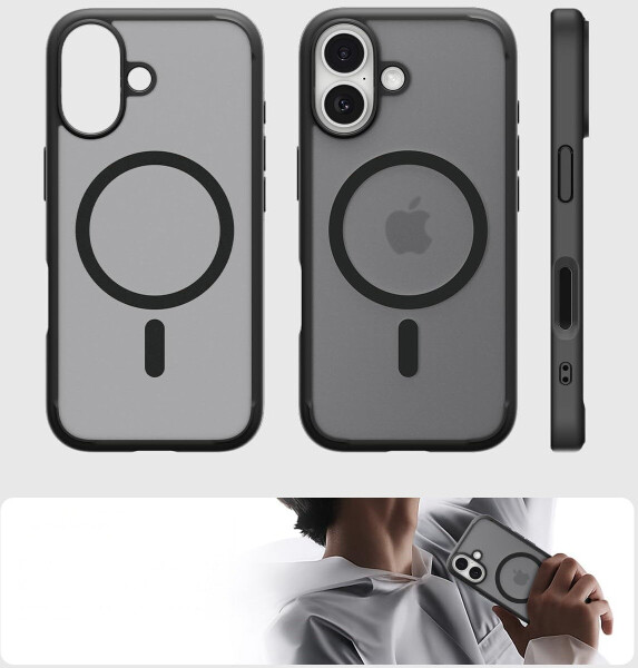 Spigen Ultra Hybrid MagSafe Frost Black iPhone 17, Bild 5