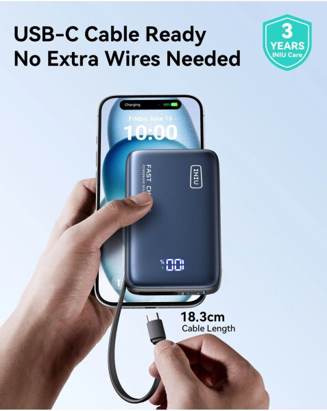 INIU Pocket Power 20.000 mAh Blue, Bild 2