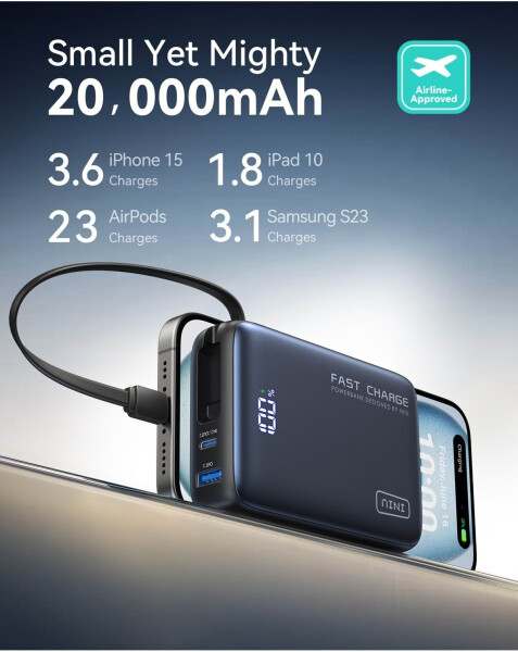 INIU Pocket Power 20.000 mAh Blue, Bild 5