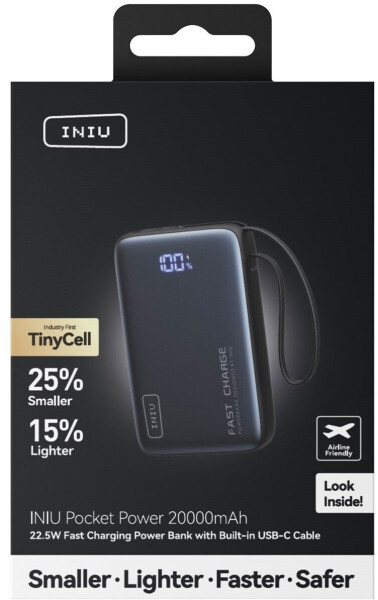 INIU Pocket Power 20.000 mAh Blue, Bild 9