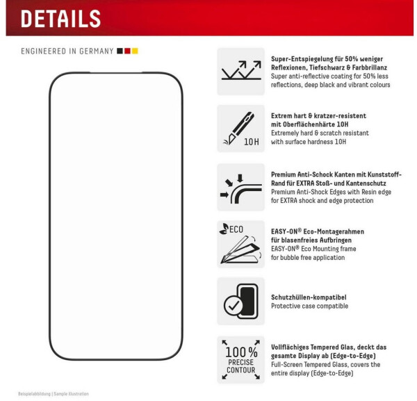 Displex Premium Glass FCAR iPhone 17 Pro, Bild 4
