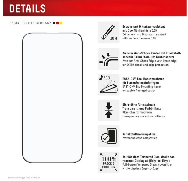 Displex Premium Glass FC iPhone Air, Bild 2