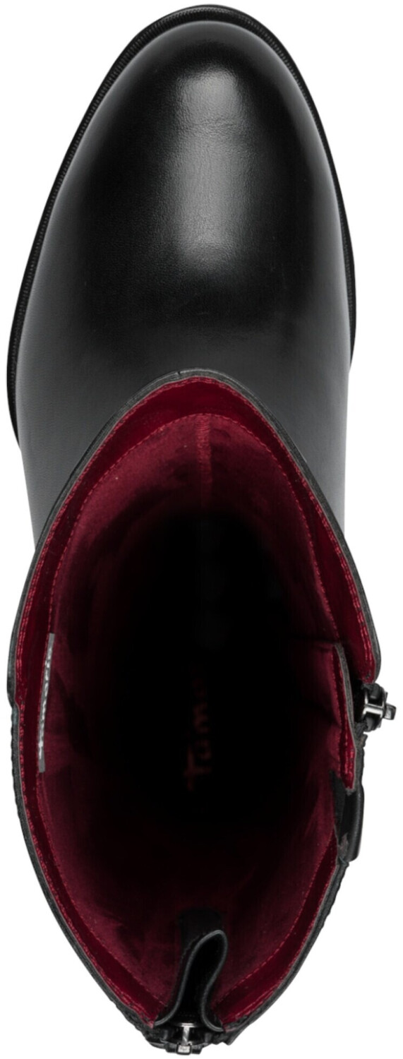 Tamaris Boots Block Heel Long Shaft Boots With Inner Zipper Schwarz 
