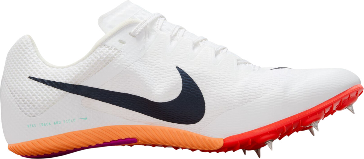 NEW NIKE men\'s rival sprint shoe in white/bright crimson/hyper turquoise/obsidia NIKE Men main image 2