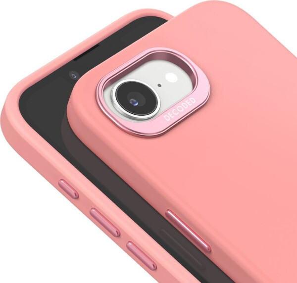 Decoded AntiMicrobial Silicone Backcover iPhone 16e Bubble Gum, Bild 3