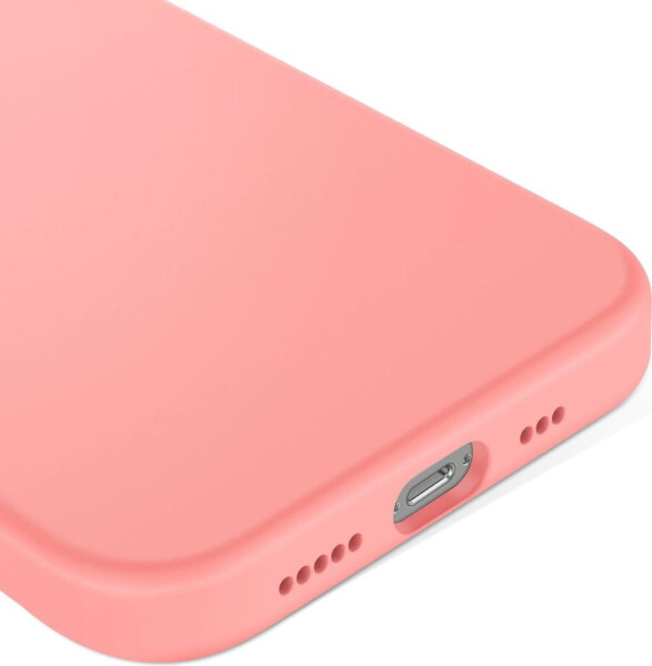 Decoded AntiMicrobial Silicone Backcover iPhone 16e Bubble Gum, Bild 4