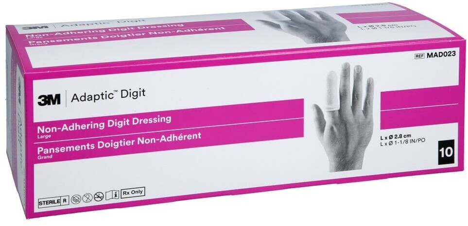 Avitamed Adaptic Digit Fingerverband 2.8 cm Large 10 Stk. ab 59,90 ...