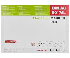 transotype Marker Pad - 75 g/m² - DIN A2 - 50 Blatt transotype Marker Pad - 75 g/m² - DIN A2 - 50 Blatt