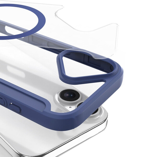 Dux Ducis Handyhülle für iPhone 17 mit MagSafe Skin X Pro Magnetic Blau und Transparent, Bild 3