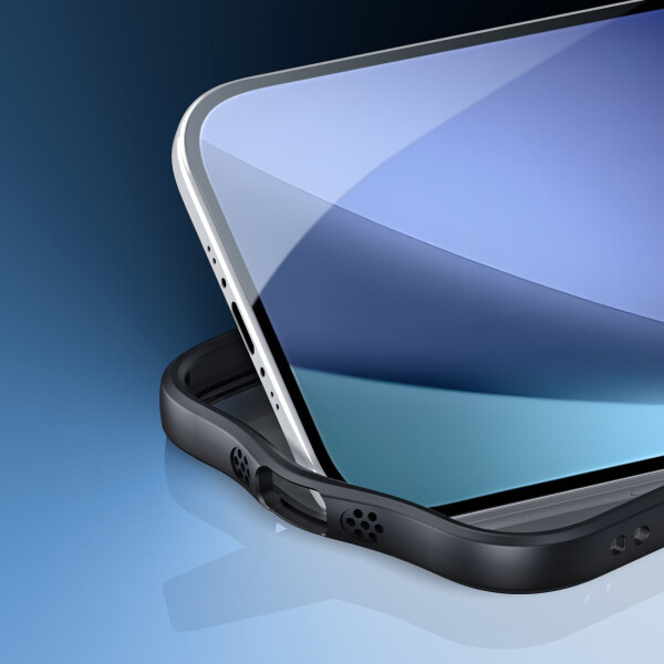 Dux Ducis Handyhülle für iPhone Air Aimo Transparent mit schwarzen Rahmen, Bild 3